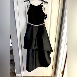 Black prom or homecoming dress.